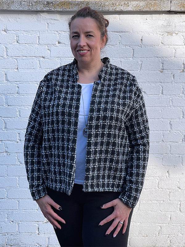 Schnittmuster SOLENE - Jacke, Blazer mit optionalen Reißverschlusstaschen Gr. 34-54 - Sewando