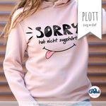 Statement Sorry Plotterdatei [Digital] - Sewando