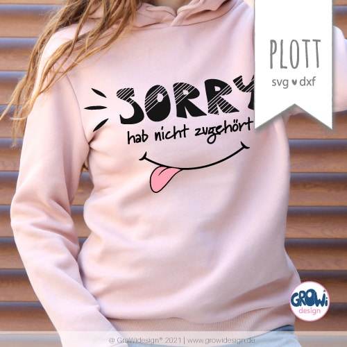Statement Sorry Plotterdatei [Digital] - Sewando