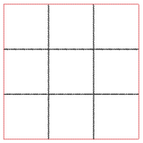 Stickdatei - Spiel "TIC TAC TOE Halloween" mit Stoffbeutel
