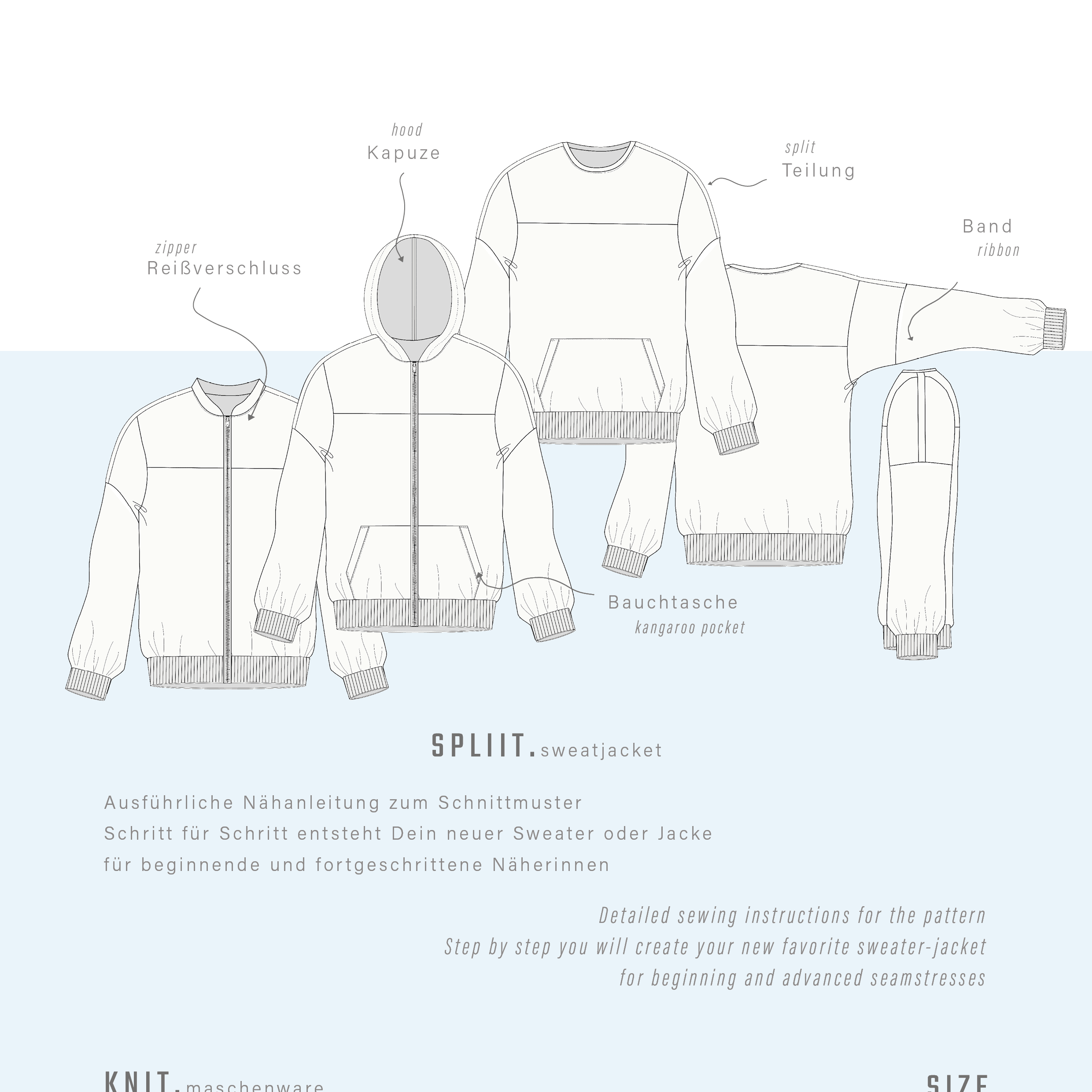 SPLIID.pullover | Kinder | 110-170 Schnitt : - Sewando
