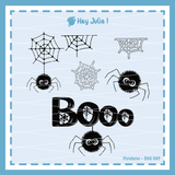 Plotter- und Laserdatei Spooky Spider Spinne Halloween - Sewando
