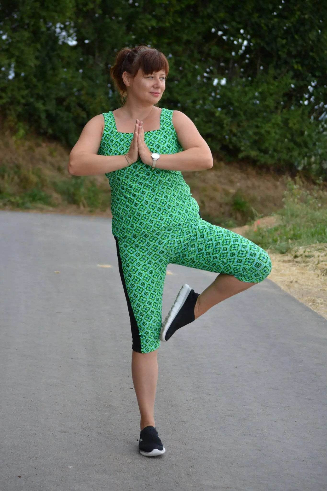 Schnittmuster Sporthose Spinell Gr. A - M DE/EN/FR - Sewando