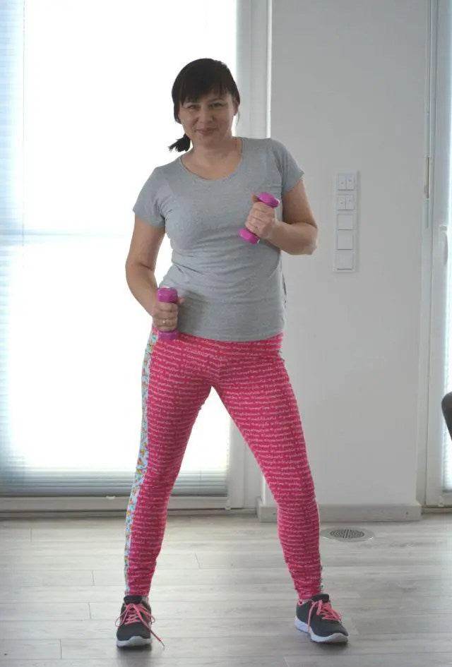 Schnittmuster Sporthose Zirkon Gr. A - M DE/EN/FR - Sewando