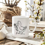 Plotterdatei Gans viel Frühling - Sewando