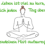 Stickdatei - Yoga - Sprüche - Sewando