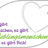 Stickdatei - Herz-Mugrug "Lieblingsmenschen"