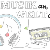 Stickdatei - MUSIK an, WELT aus (2 Versionen) - Sewando