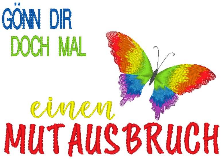 Stickdatei - Mutausbruch - Sewando