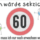 Stickdatei - Verkehrsschilder-Sprüche zum Geburtstag - Sewando
