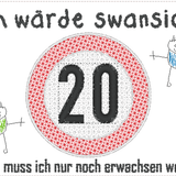 Stickdatei - Verkehrsschilder-Sprüche zum Geburtstag - Sewando