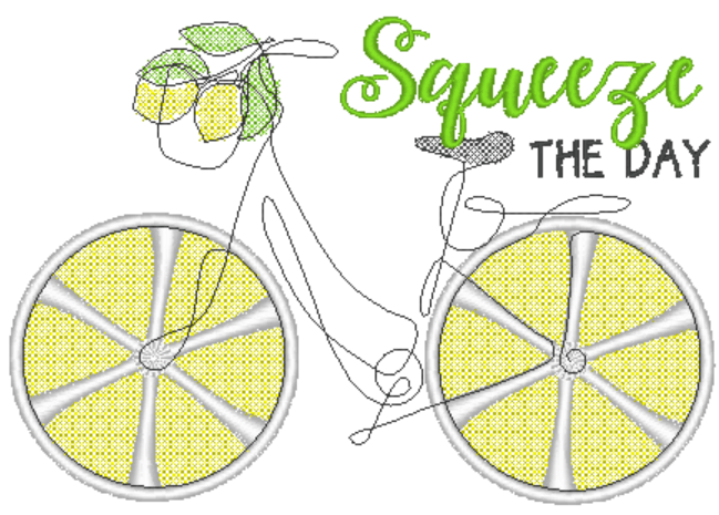 Stickdatei - Squeeze the day - Sewando