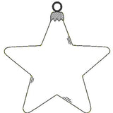 Stickdatei - Christbaumschmuck STERNE Single Line - Sewando