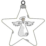 Stickdatei - Christbaumschmuck STERNE Single Line - Sewando