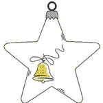 Stickdatei - Christbaumschmuck STERNE Single Line - Sewando