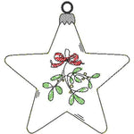 Stickdatei - Christbaumschmuck STERNE Single Line - Sewando