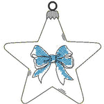 Stickdatei - Christbaumschmuck STERNE Single Line - Sewando