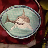 Stickdatei "Hai Patch Nr. 2" für den 10x10 cm Rahmen