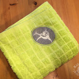 Stickdatei "Hai Patch Nr. 2" für den 10x10 cm Rahmen