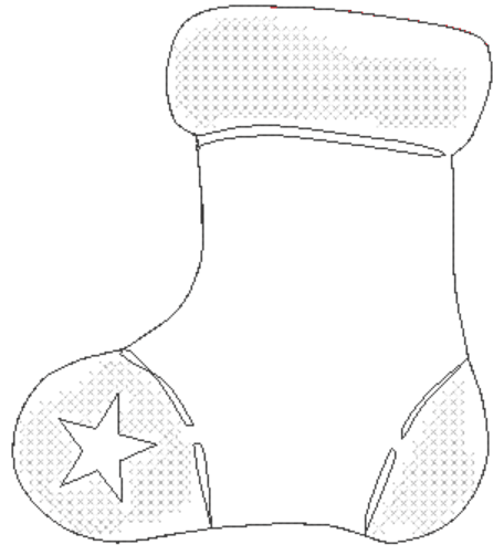 Stickdatei - Nikolaussocken / Geldgeschenk - Sewando
