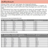 Schnittmuster "Plissee Hose / Rock" Gr. 80 - 164