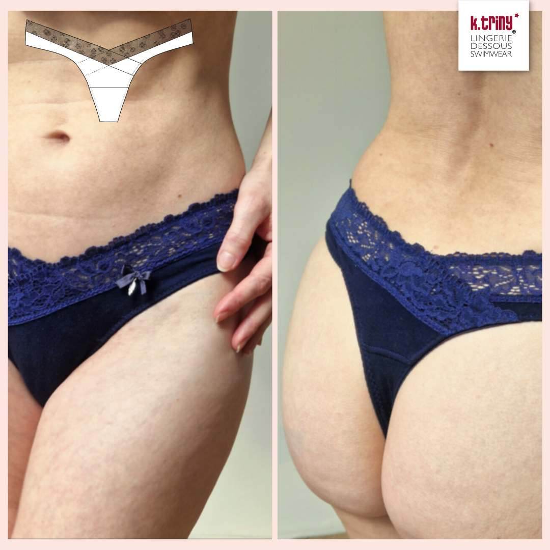 Schnittmuster #PetitChéri Stringtanga, Thong Gr. 32-58 - Sewando