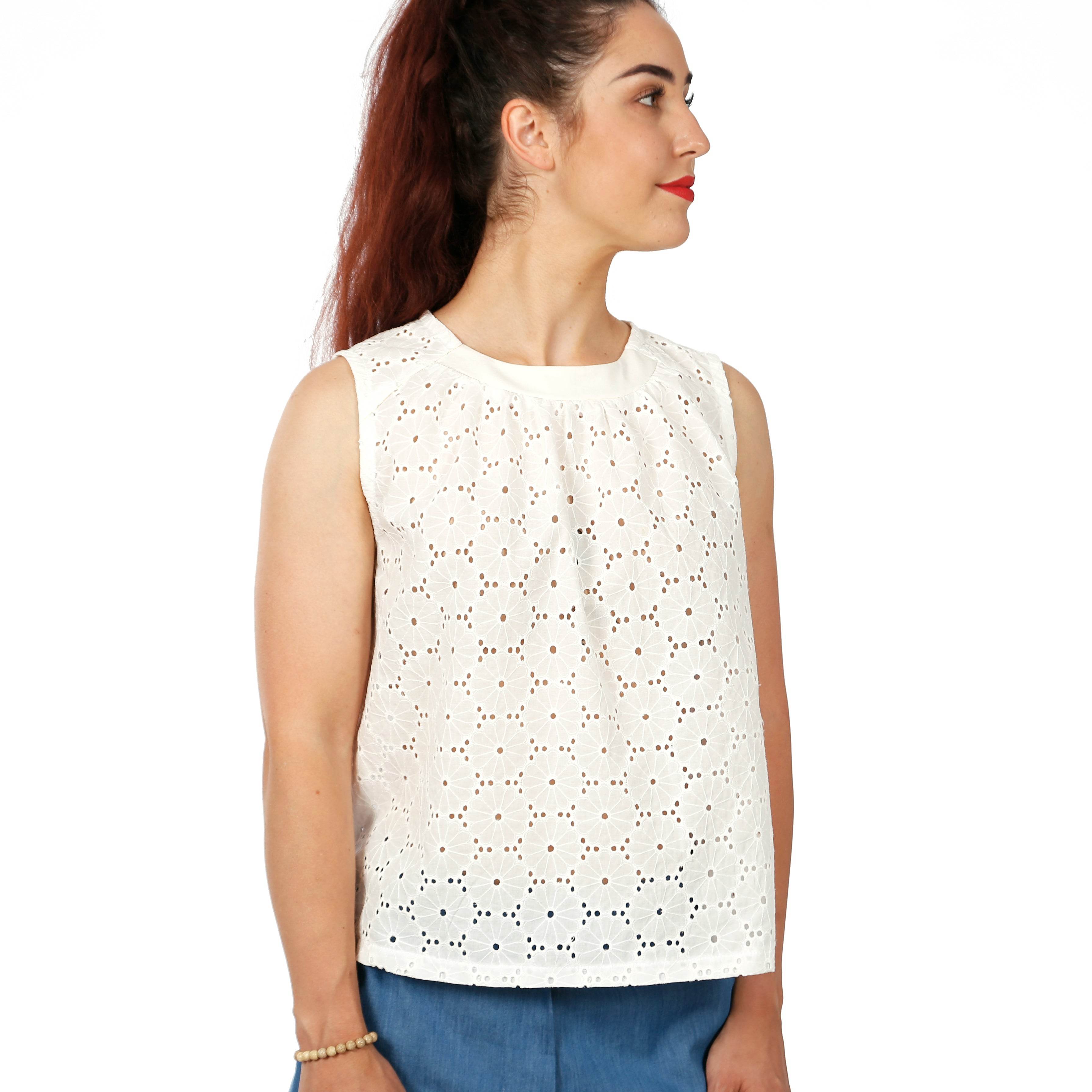 Blusentop FRAU ENYA | Schnittmuster Gr. XS-XXL - Sewando