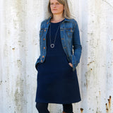 Sweatkleid FRAU FANNIE | Schnittmuster Gr. XS-XL - Sewando