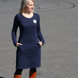 Sweatkleid FRAU FANNIE | Schnittmuster Gr. XS-XL - Sewando