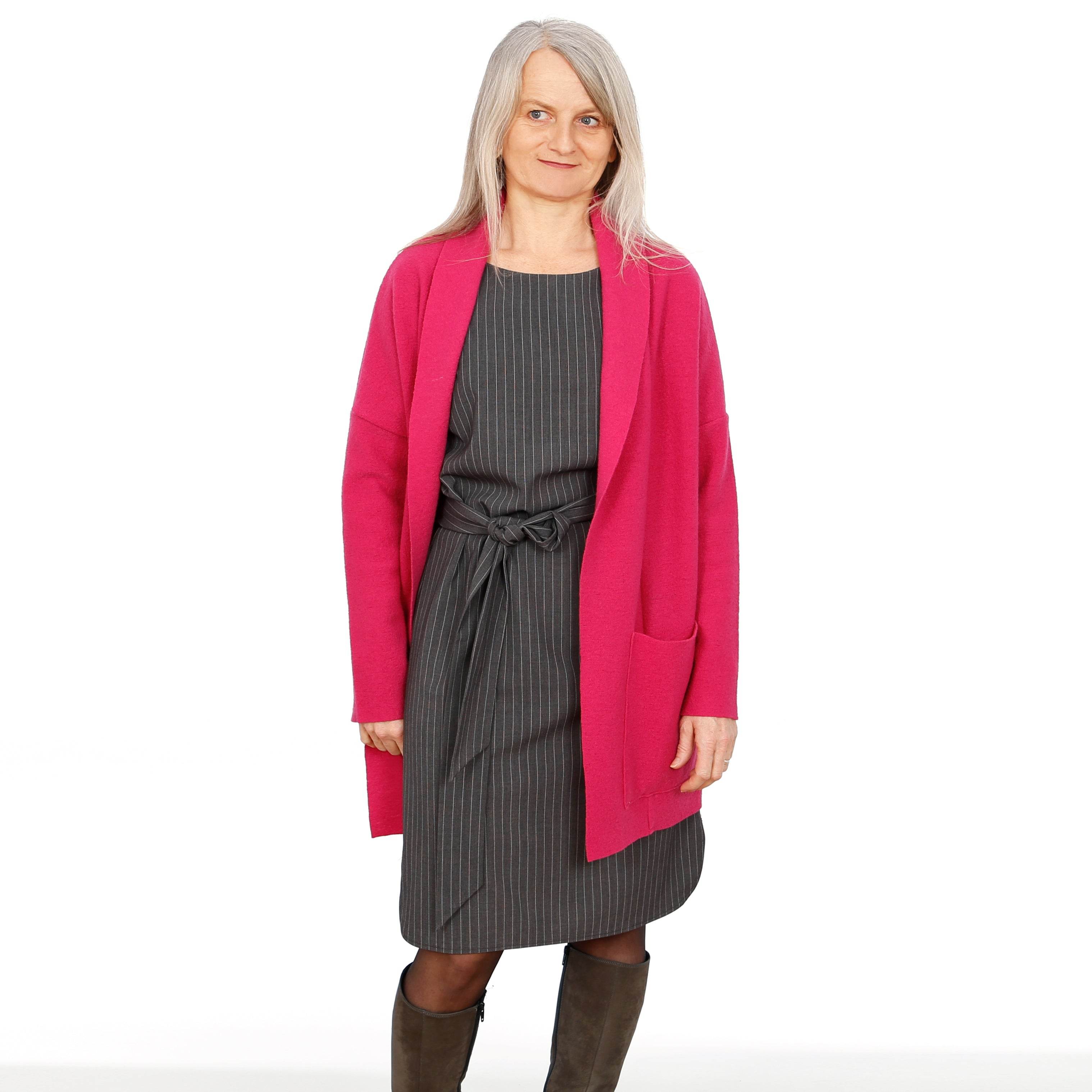 Sweatjacke FRAU KATI | Schnittmuster Gr. XS-XL - Sewando