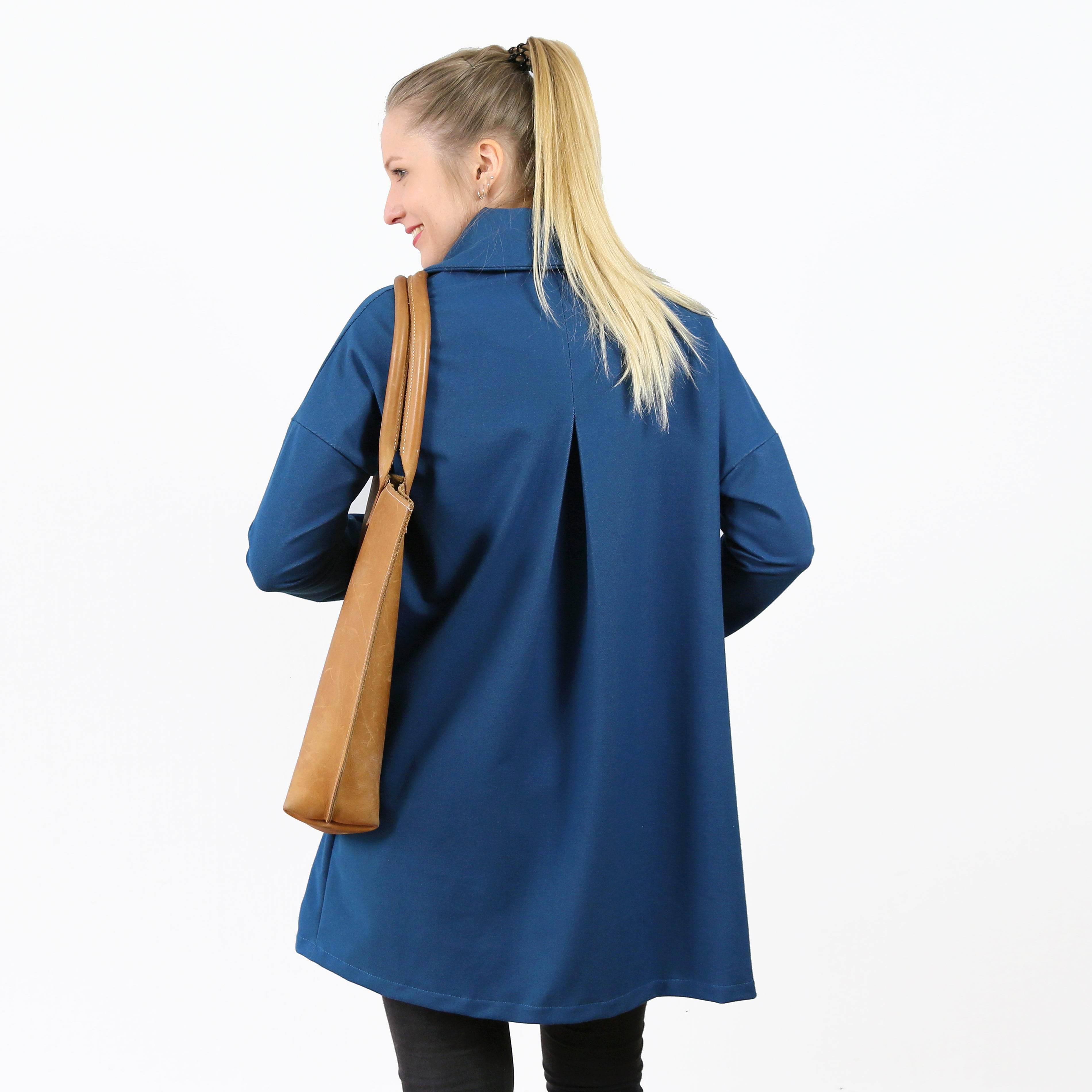 Sweatjacke FRAU KATI | Schnittmuster Gr. XS-XL - Sewando
