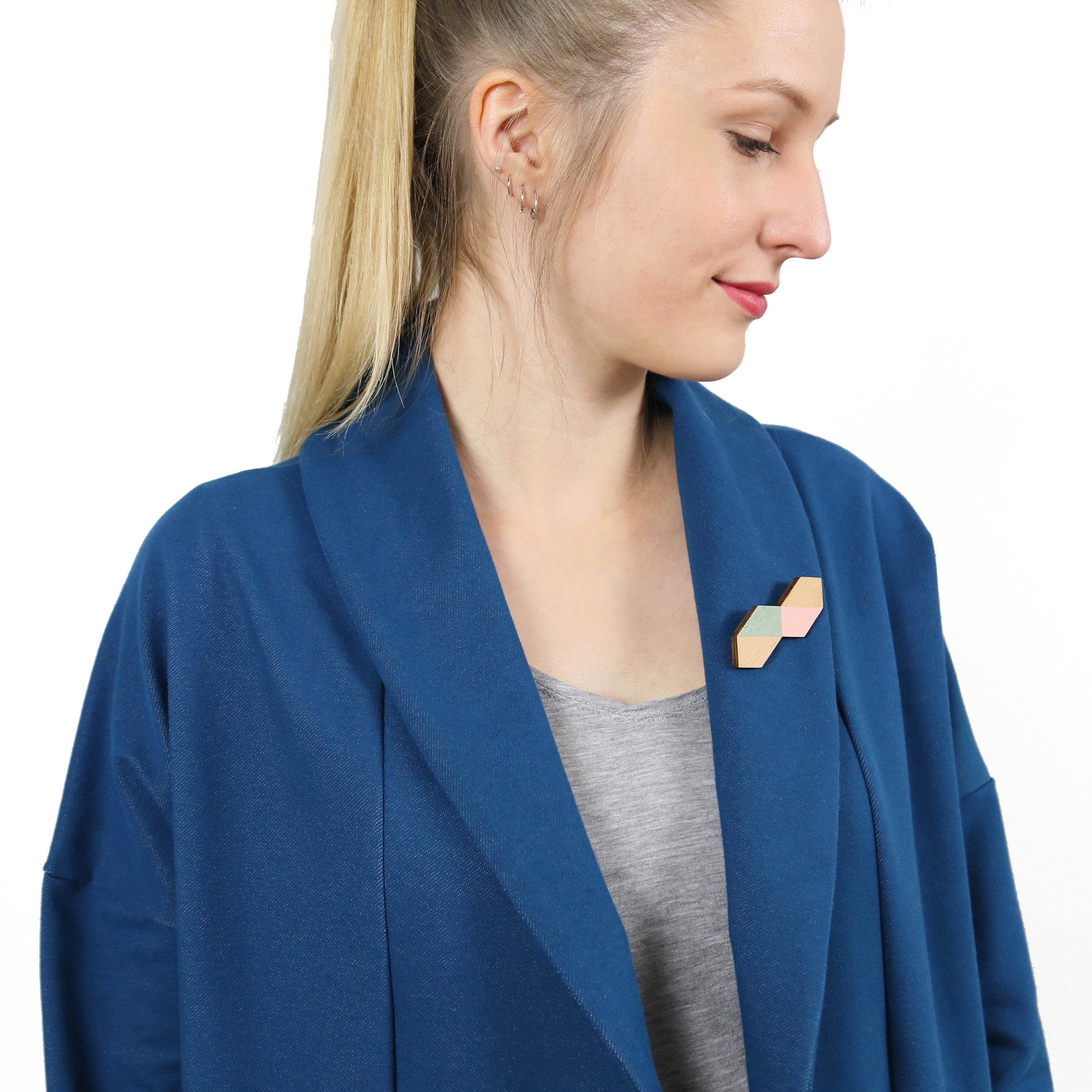 Sweatjacke FRAU KATI | Schnittmuster Gr. XS-XL - Sewando