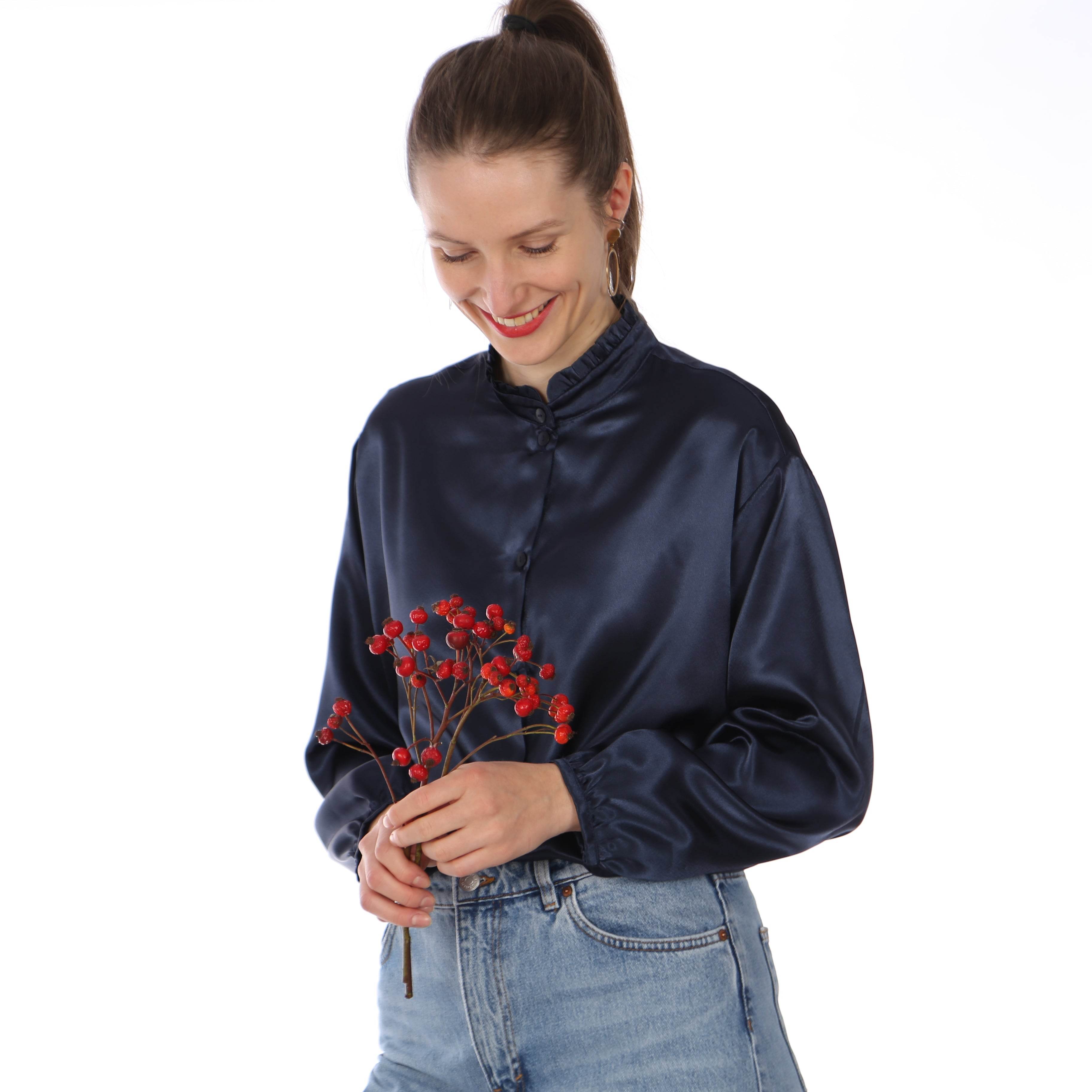 Bluse FRAU LANA | Schnittmuster Gr. XS-XXL : - Sewando
