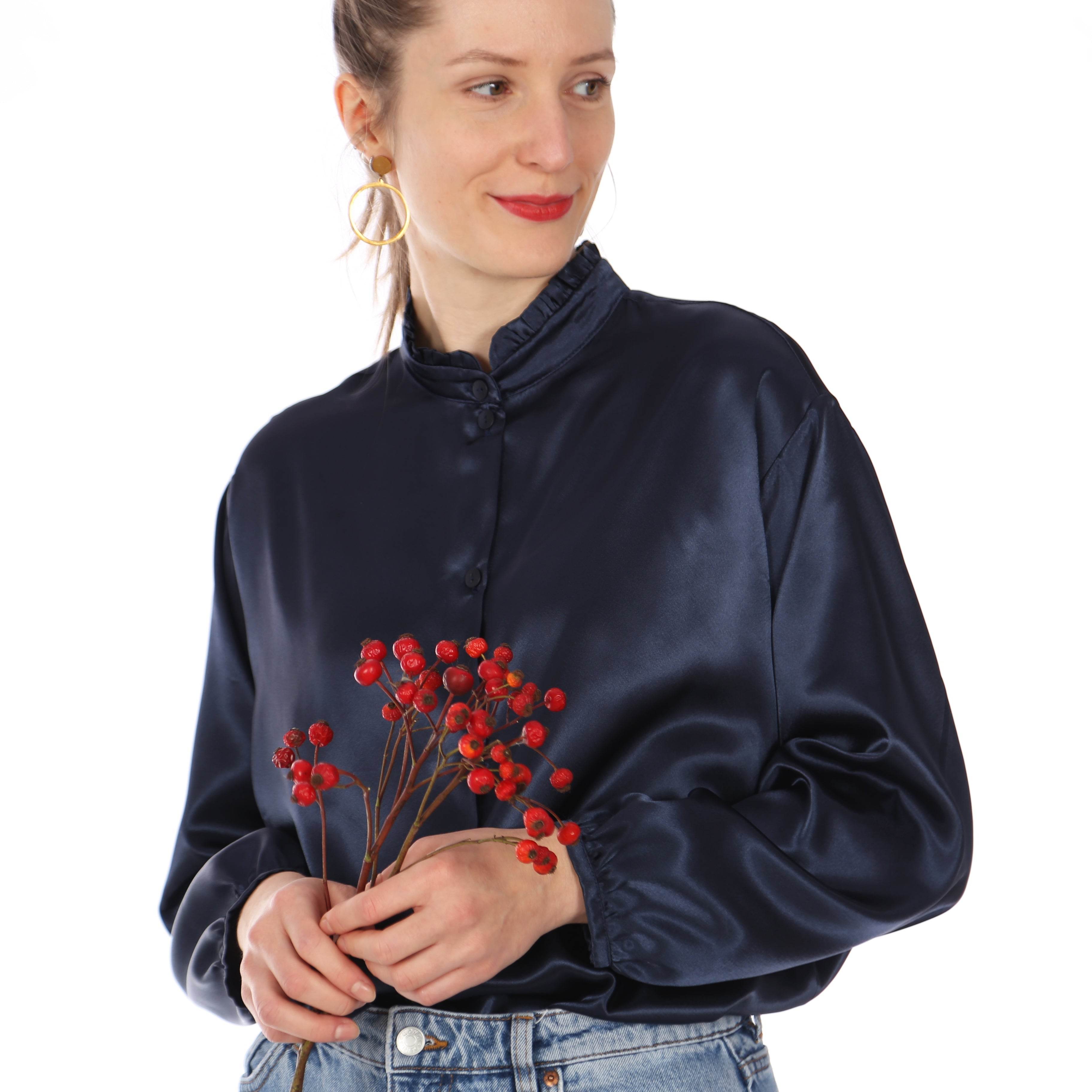 Bluse FRAU LANA | Schnittmuster Gr. XS-XXL : - Sewando