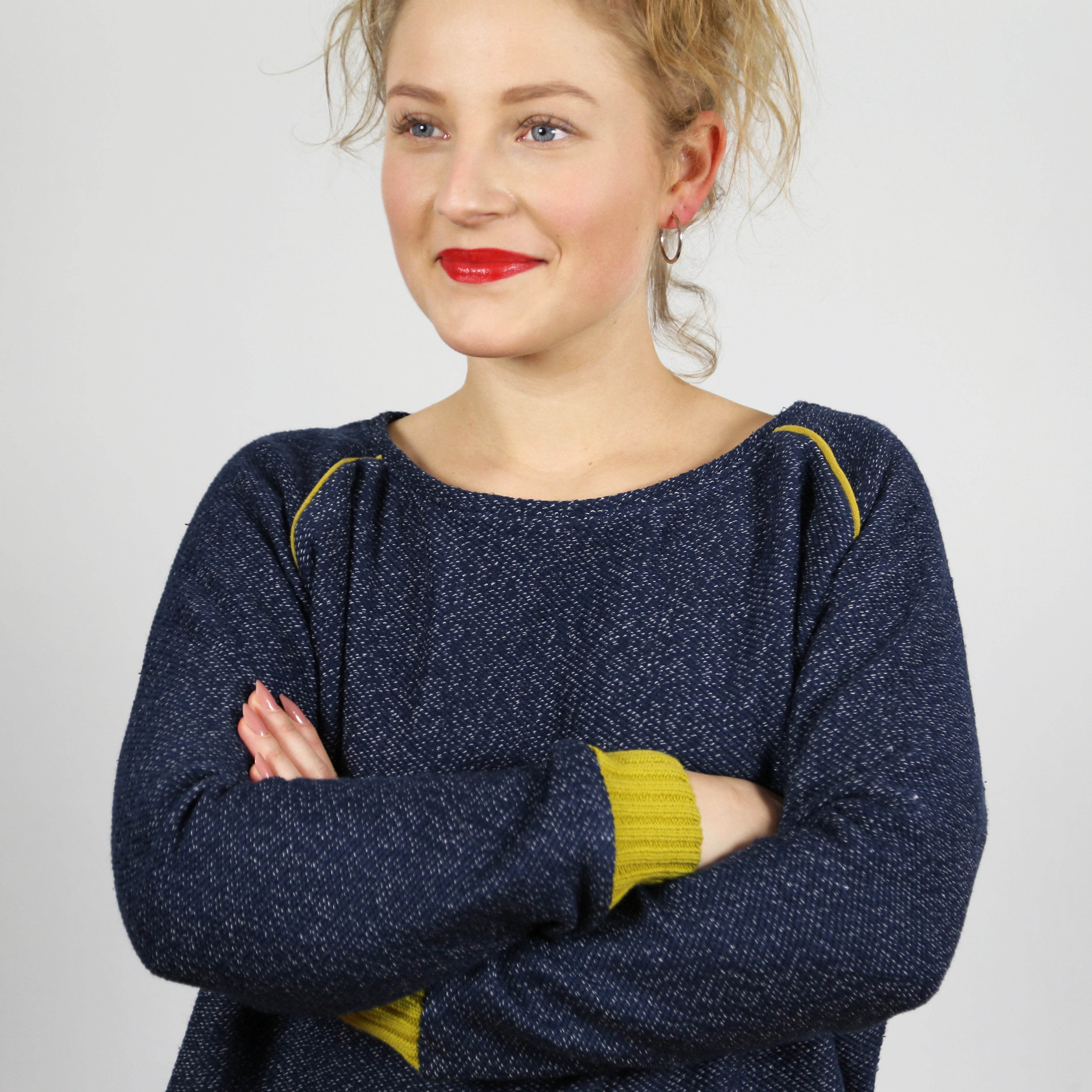 Raglansweater FRAU MONA | Schnittmuster Gr. XS-L - Sewando