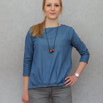 Bluse FRAU NINA | Schnittmuster Gr. XS-XL - Sewando