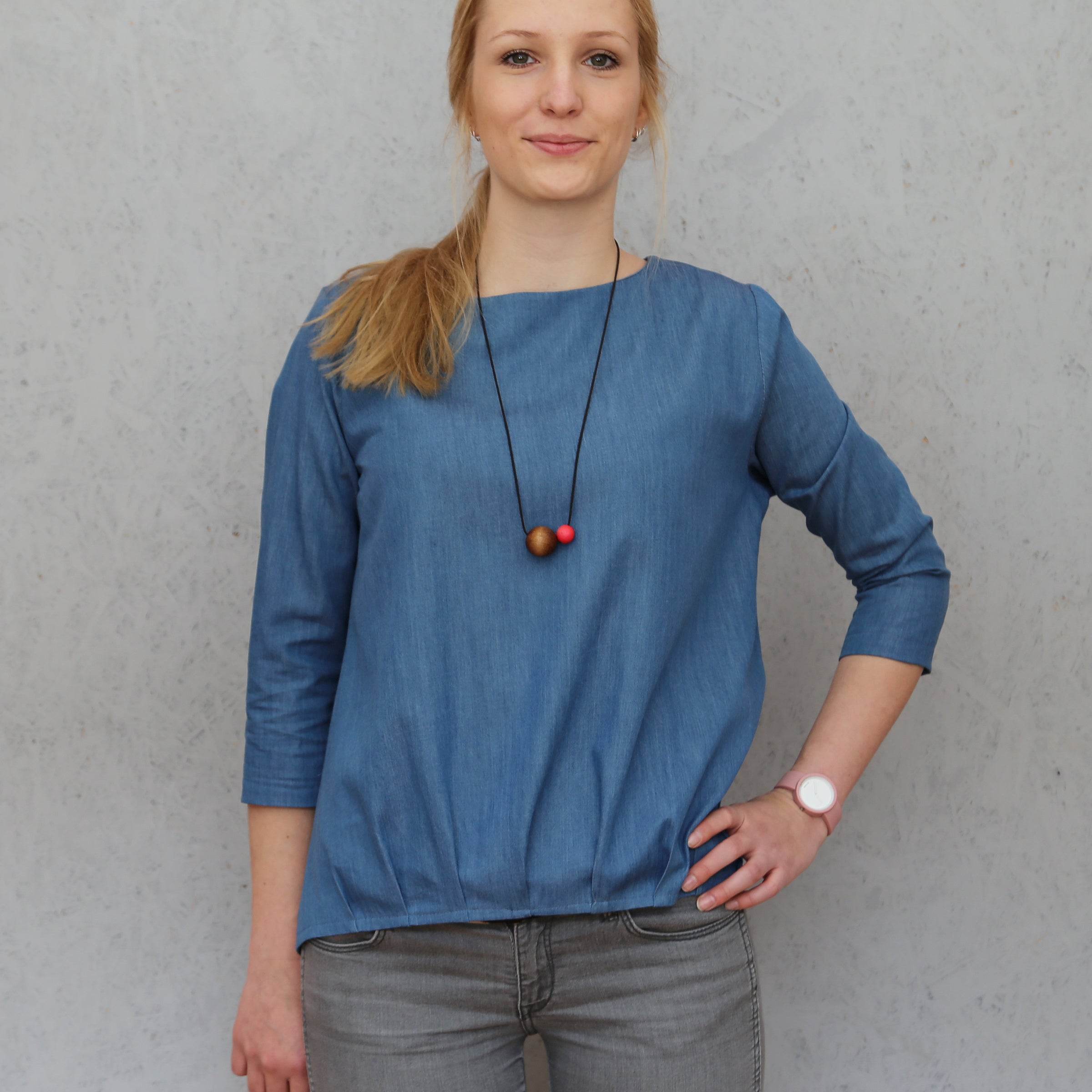 Bluse FRAU NINA | Schnittmuster Gr. XS-XL - Sewando