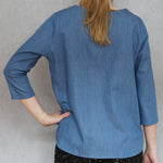 Bluse FRAU NINA | Schnittmuster Gr. XS-XL - Sewando