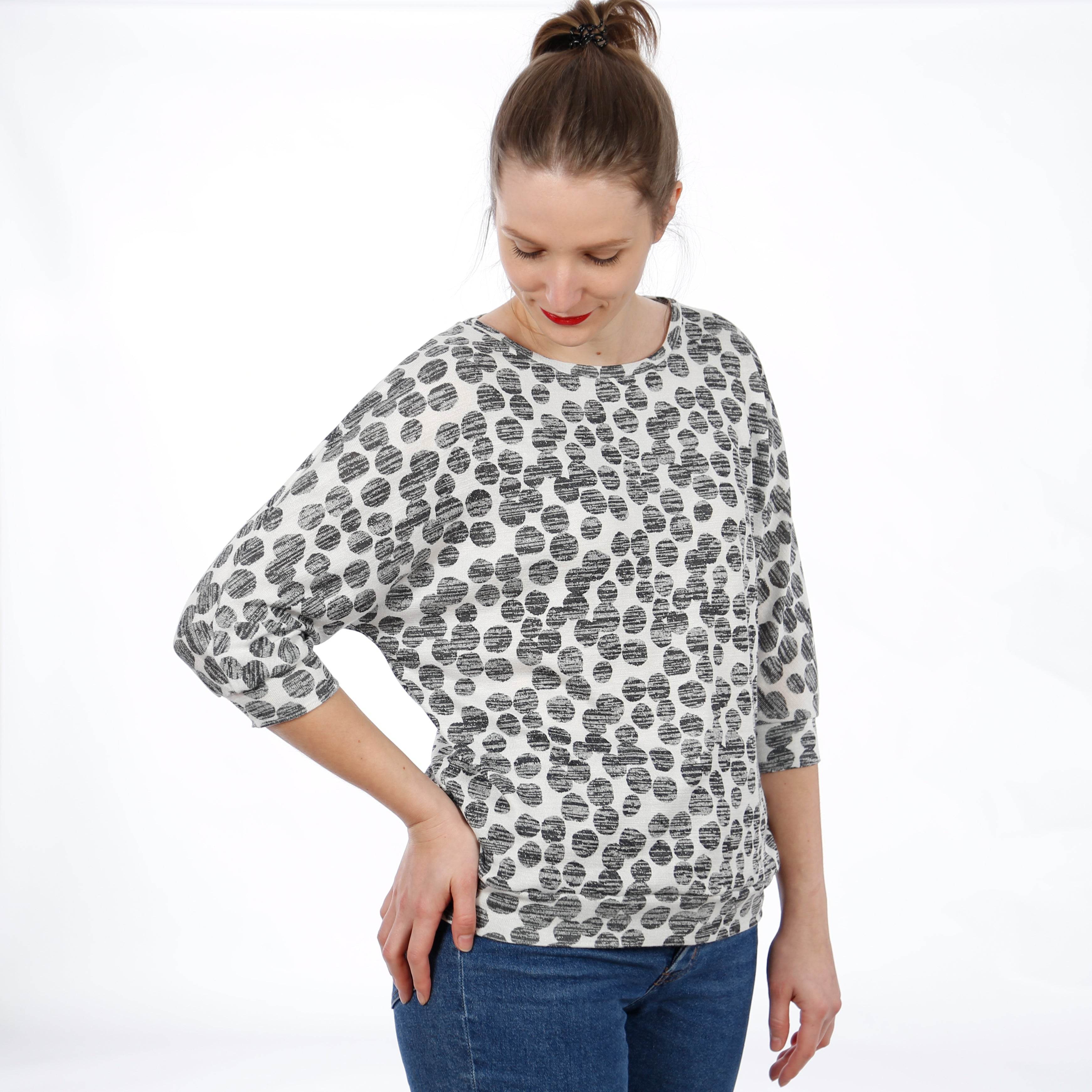 Fledermausshirt FRAU SILVIE | Schnittmuster Gr. XS-XXL - Sewando