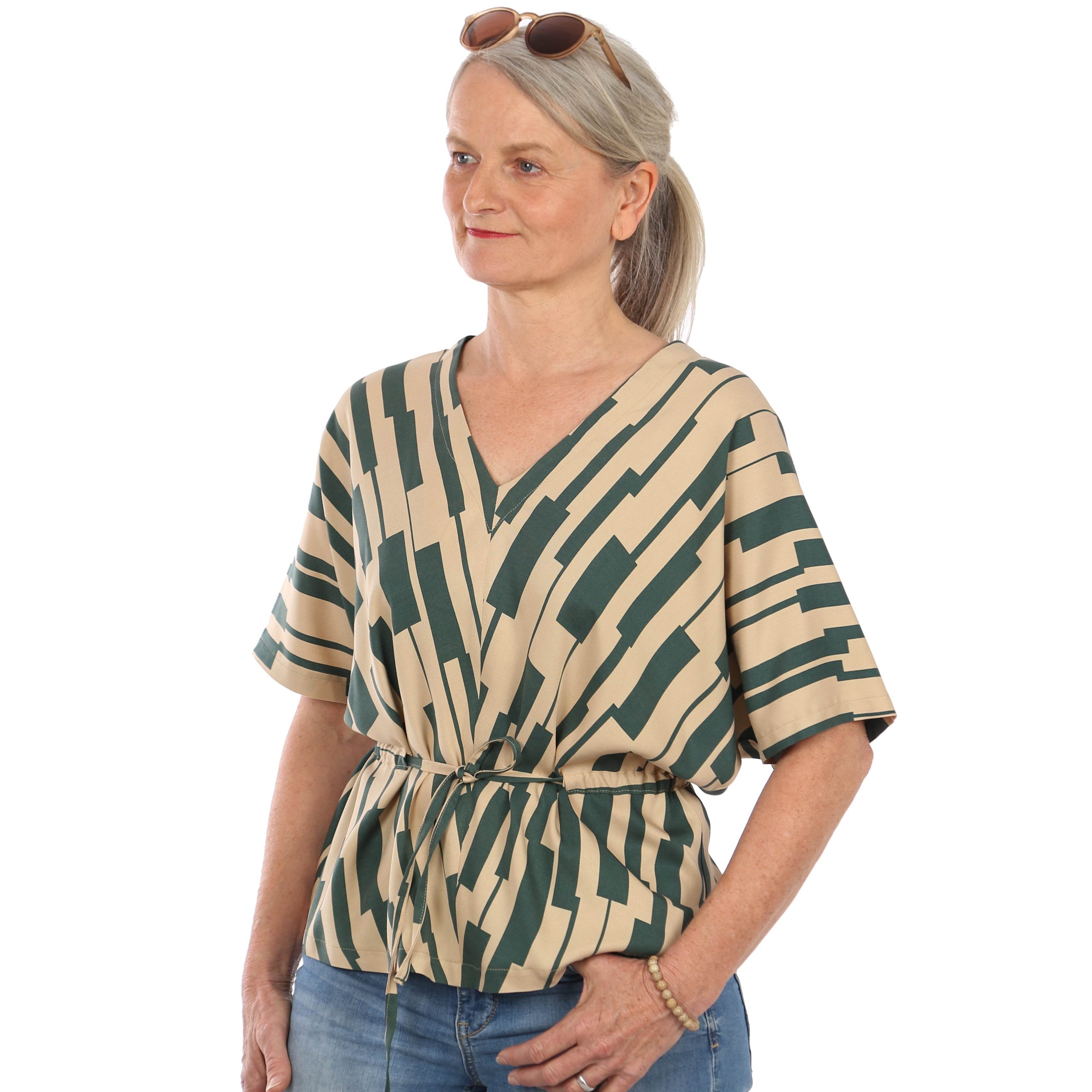 Bluse FRAU YUUKA | Schnittmuster Gr. XS-XXL : - Sewando
