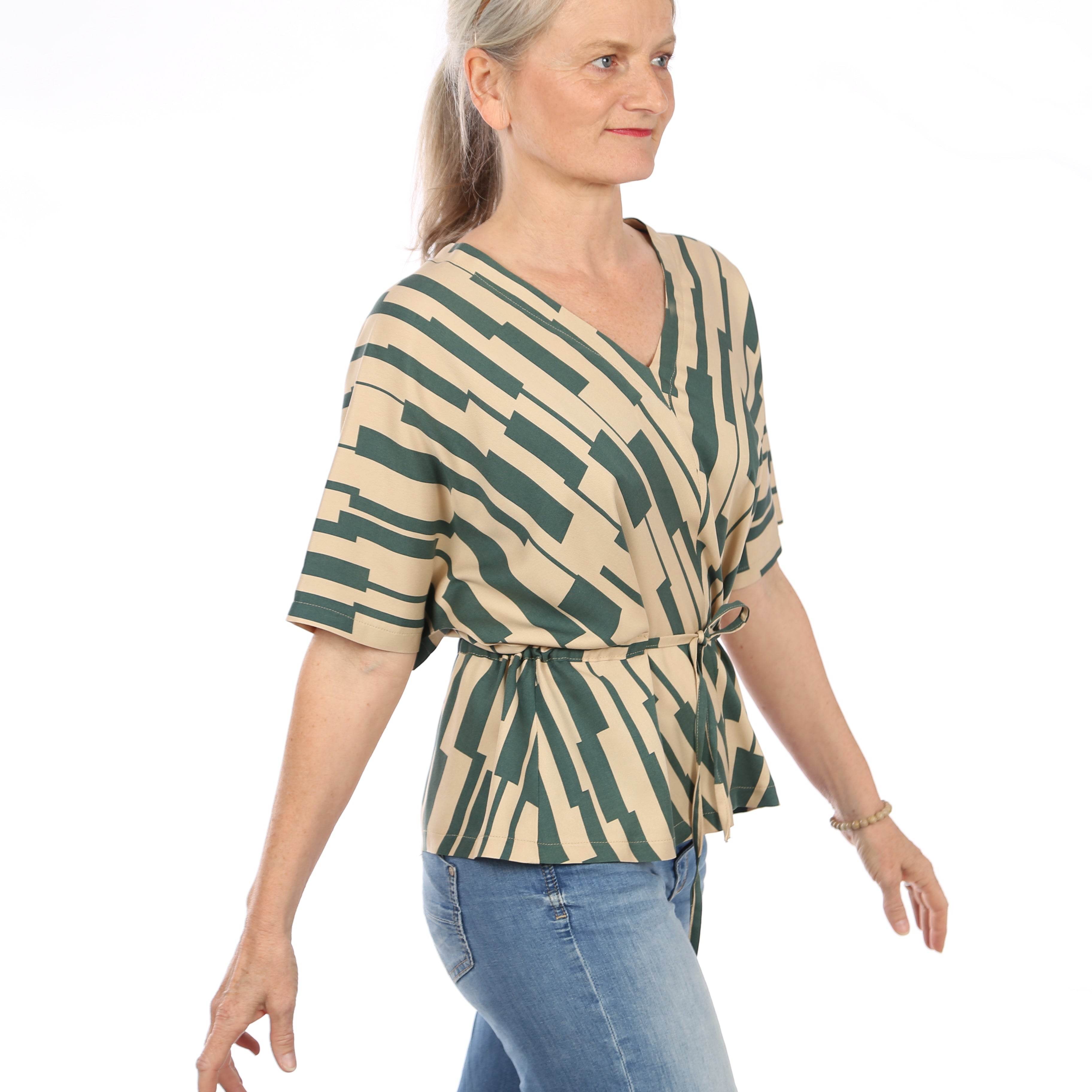 Bluse FRAU YUUKA | Schnittmuster Gr. XS-XXL : - Sewando