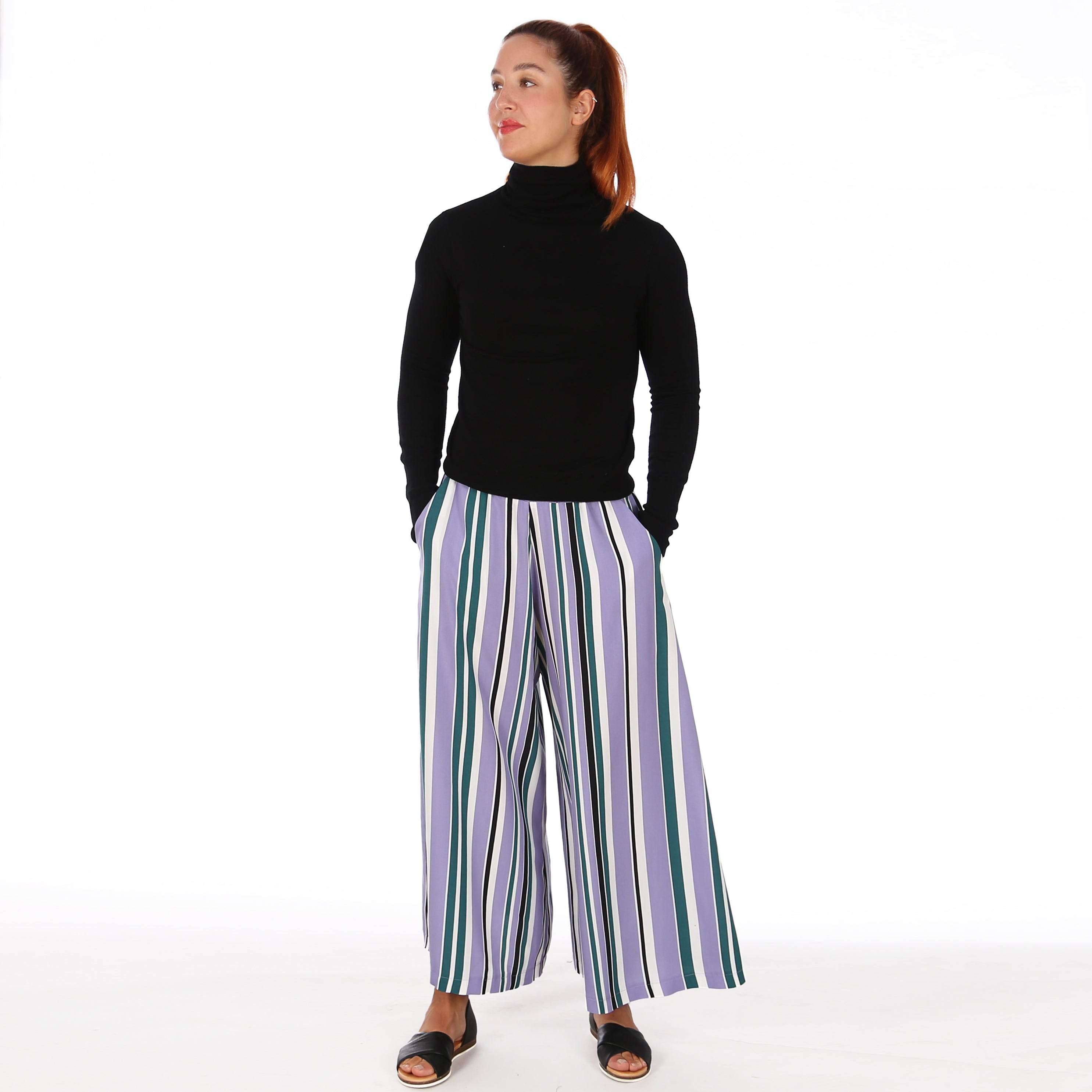 Weite Hose FRAU ORLA | Schnittmuster Gr. XS-XXL : - Sewando