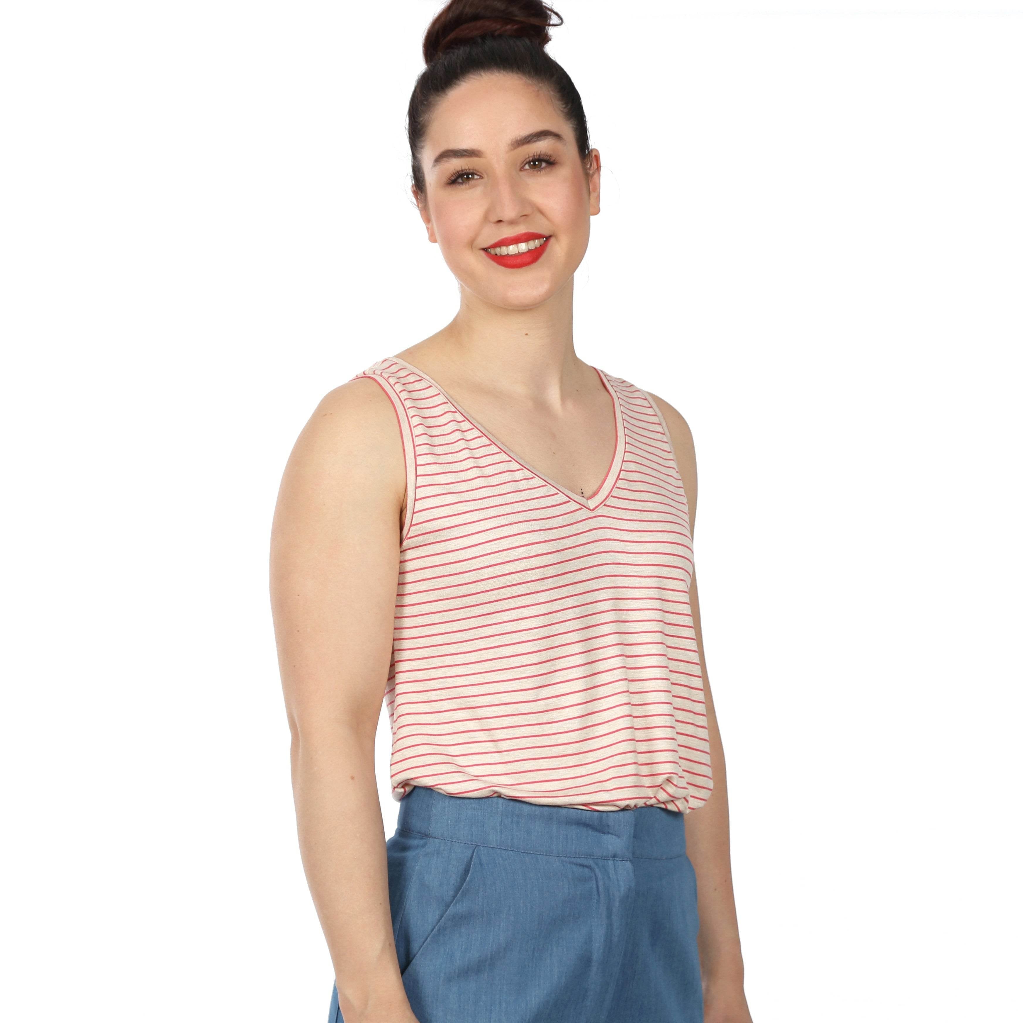 Top FRAU JILL | Schnittmuster Gr. XS-XXL : - Sewando