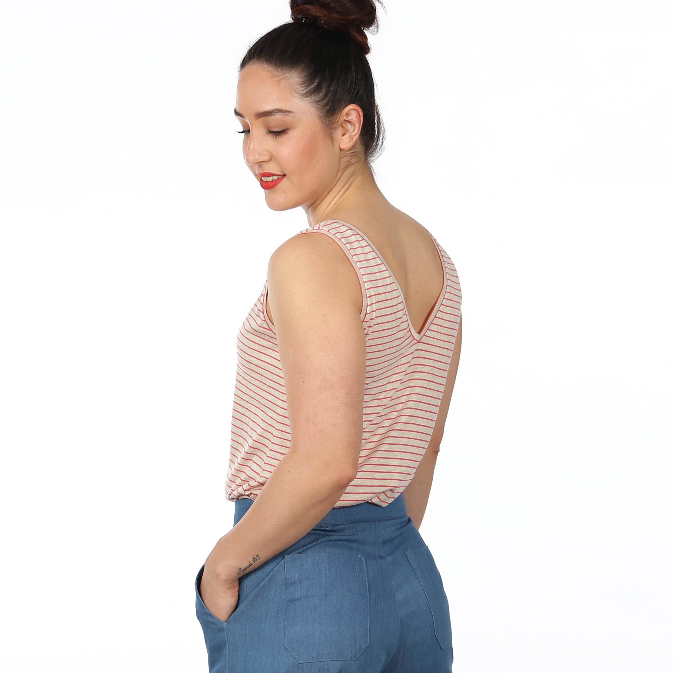 Top FRAU JILL | Schnittmuster Gr. XS-XXL : - Sewando