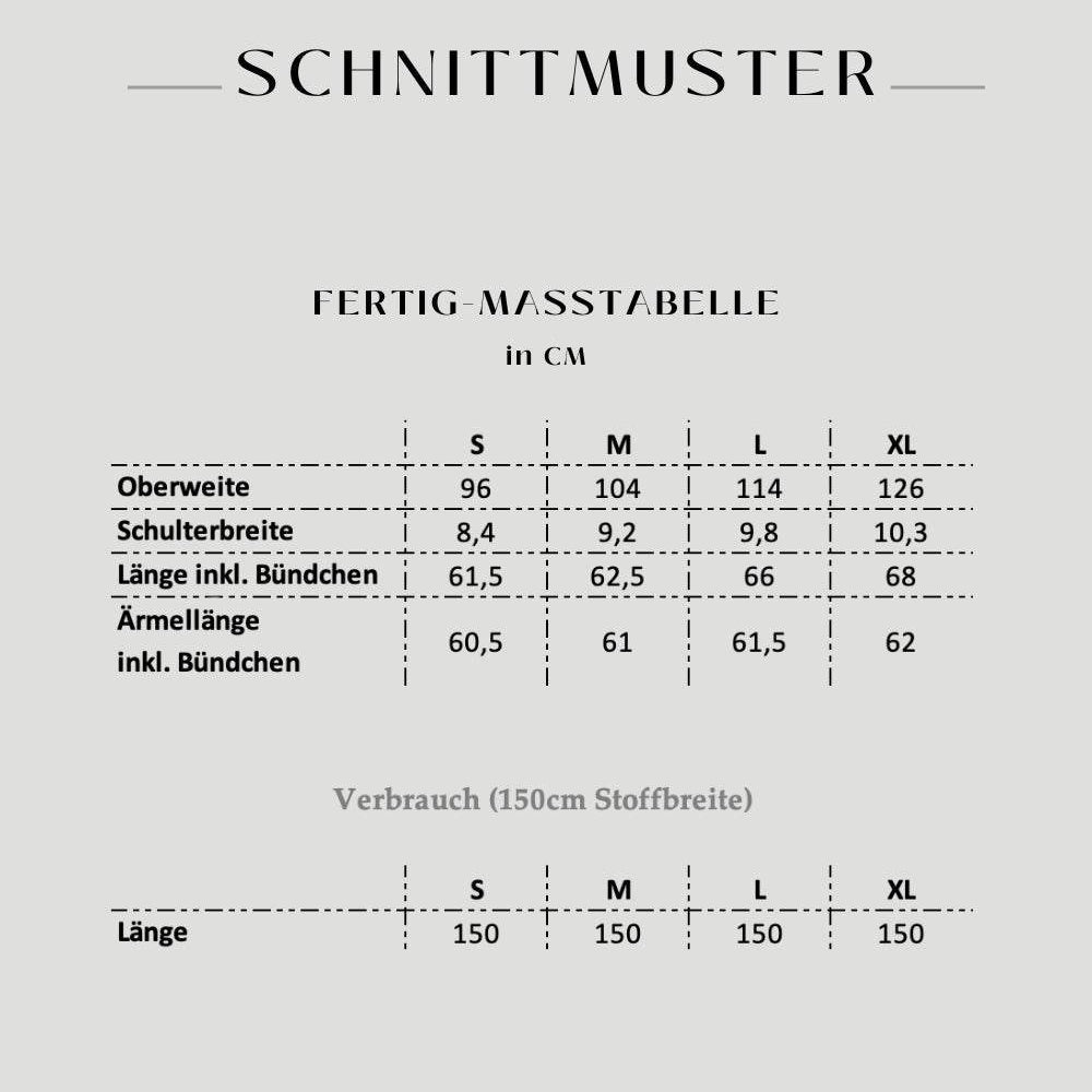 E-Book und Schnittmuster | Sweatshirt S-XL - Sewando