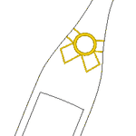 Stickdatei - Sektflasche (in 2 Größen) - Sewando