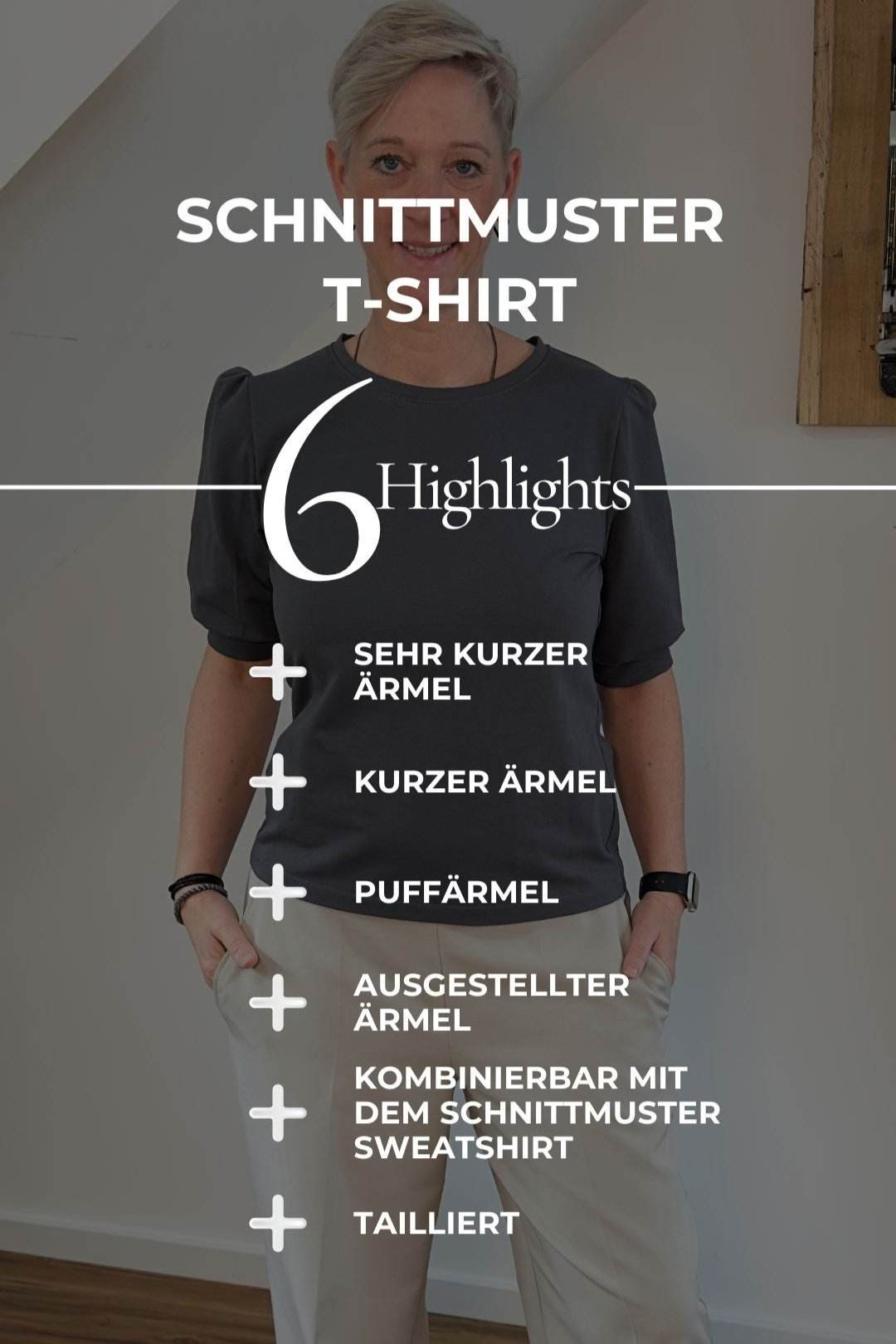 E-Book und Schnittmuster | T-Shirt S-XL - Sewando