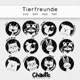 Plotterdatei Tierfreunde - Sewando