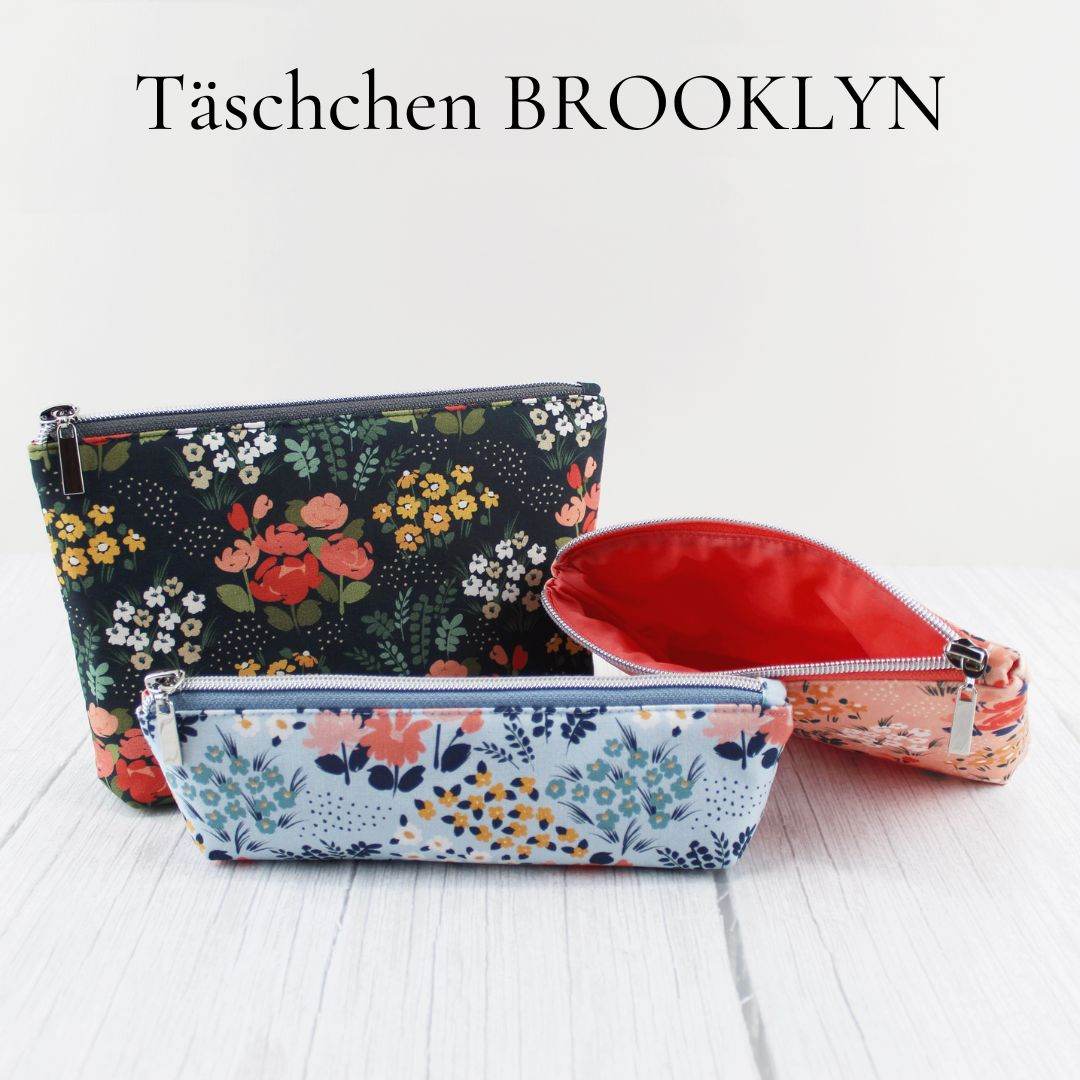FreeBook Täschchen Brooklyn Nähanleitung Schnittmuster - Sewando