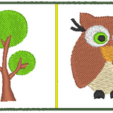 Stickdatei - DO-MI-NO "WALD"
